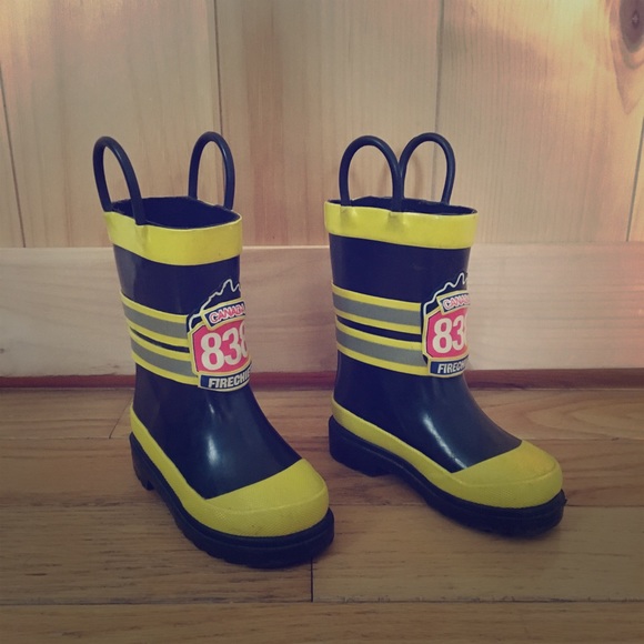 Other - Fireman Rainboots size 6 Toddler